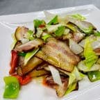 Best P6. Cured Pork with Leek-蒜苗腊肉 in Plano, TX